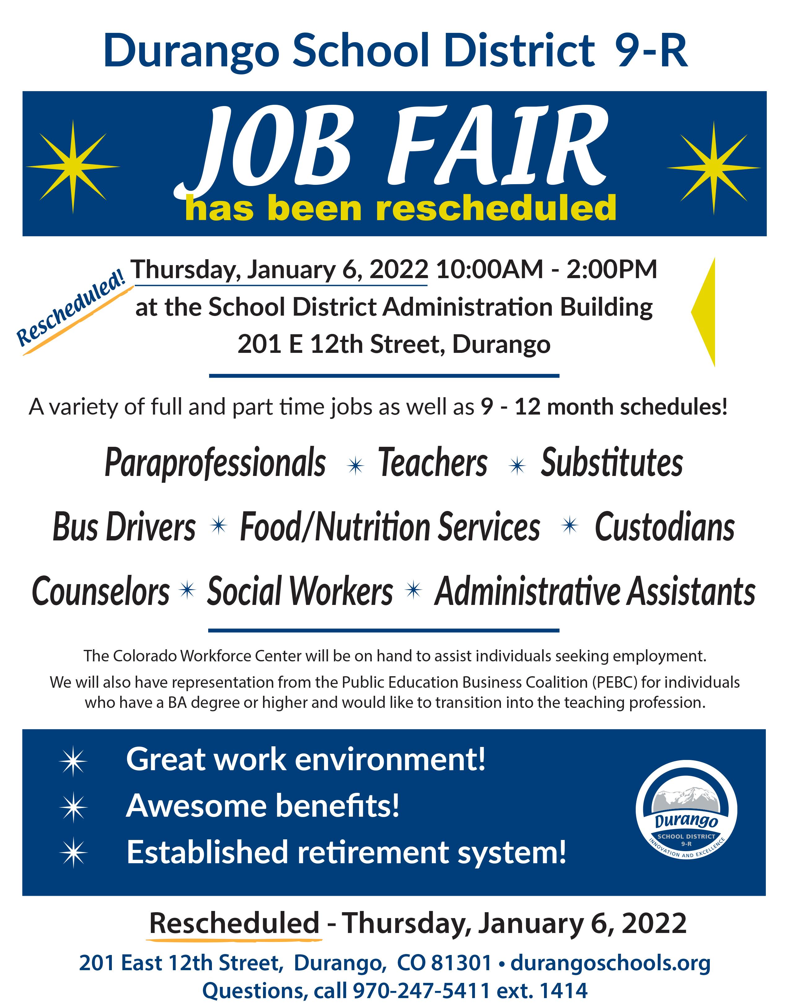 Job Fair poster